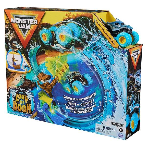 Monster Jam – Hrací set Megalodon Zoop of Doom, 1:64