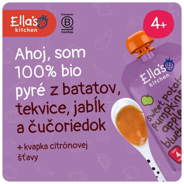 Ella’s Kitchen BIO Batáty, dýně a jablko (120 g)