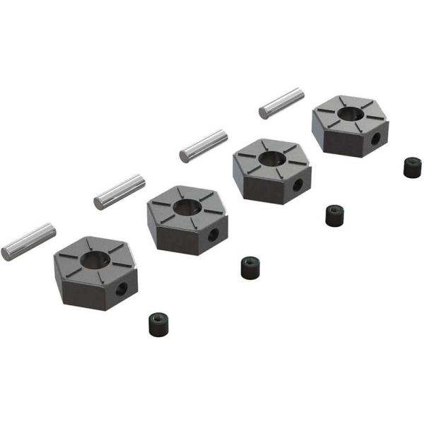 Arrma hexágono de rueda metálico H12mm (4)