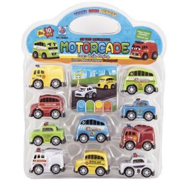 Auta mini 5cm plast 10 ks