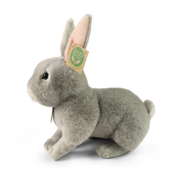 Plyšový králík šedý 23 cm SOFT COLLECTION (obrázek 4)