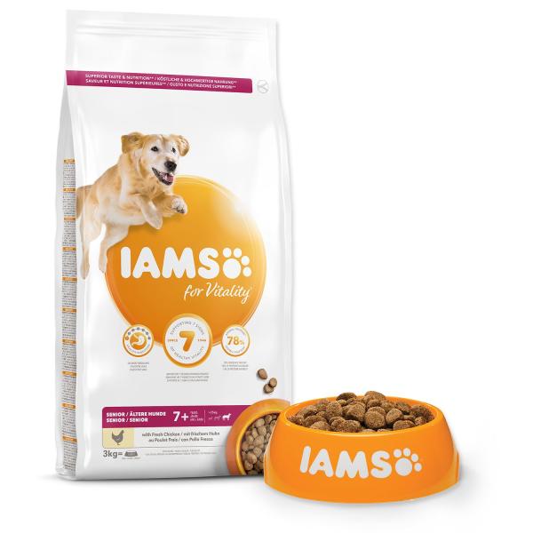 IAMS Dog Senior Large Chicken 3kg (obrázek 4)