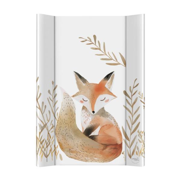 CEBA Přebalovací podložka 2-hranná s pevnou deskou (50×70) Basic Red Fox