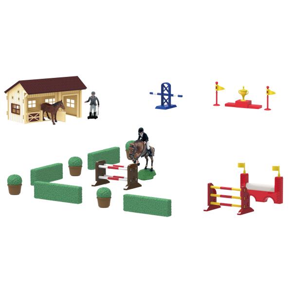 FARM SERVICE - Jezdecký sportovní hrací set PARKUR 26 ks