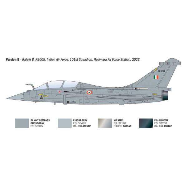 Model Kit letadlo 90092 - Rafale B (1:72) (obrázek 5)