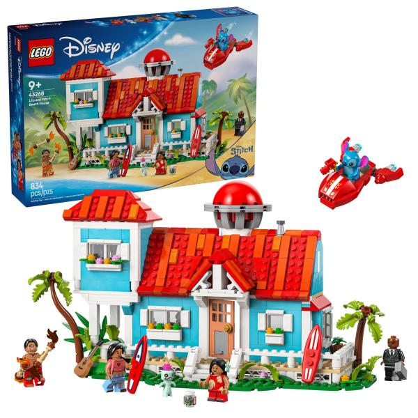 LEGO® Disney 43268 Lilo a Stitch a domeček na pláži