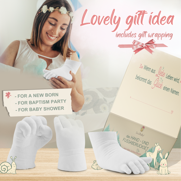 Originální kreativní set 3D odlitek – děti