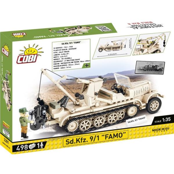 Cobi II WW Sd. Kfz. 9/1 FAMO, 1:35, 498 k, 1 f