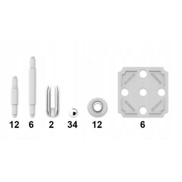 SUPERMAG magnetická stavebnice Classic primary 72ks