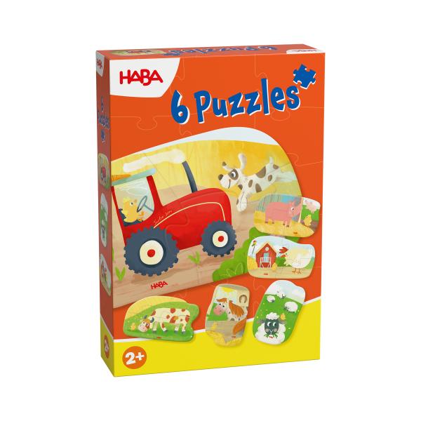 Haba Puzzle pre najmenších Farma 6 ks
