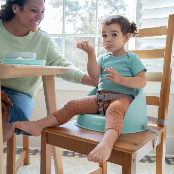 INGENUITY Podsedák na jídelní židli My Spot™ Teal 6m+, do 15kg (obrázek 8)