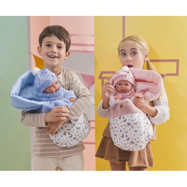 Llorens 73826 NEW BORN HOLČIČKA - realistická panenka miminko s celovinylovým tělem (obrázek 8)