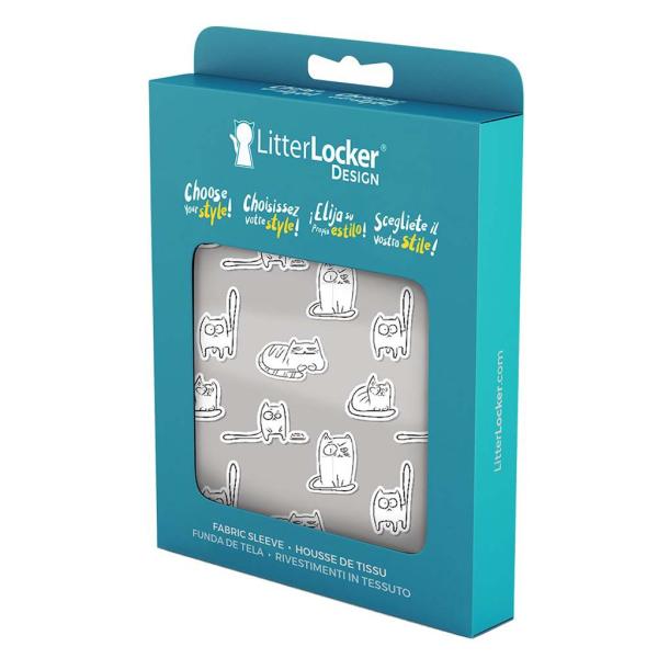 LITTER LOCKER Návlek na koš Design Paper Cats