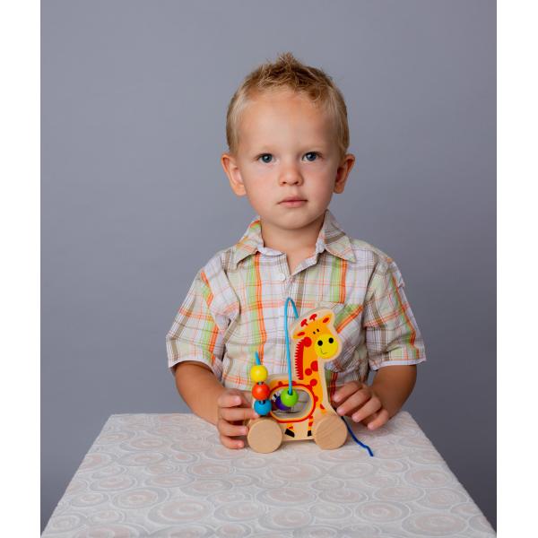 Bino Tahací žirafa, dřevěný labyrint