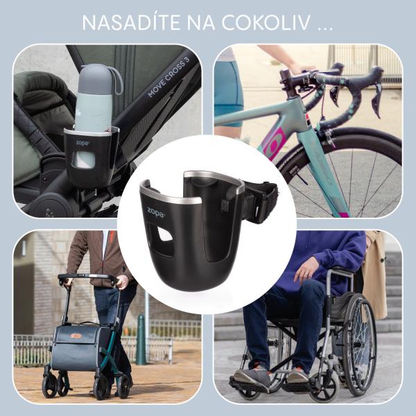 Držák na nápoje pro kočárek Ultra, Black (obrázek 3)