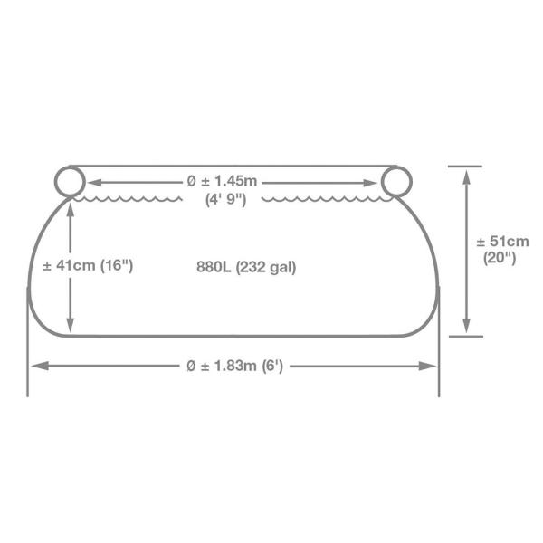 Dětský bazén INTEX 28101NP Easy Set 183 x 51 cm 28101