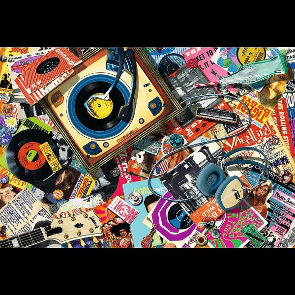 Trefl Dřevěné puzzle 501 – Ve světě hudby