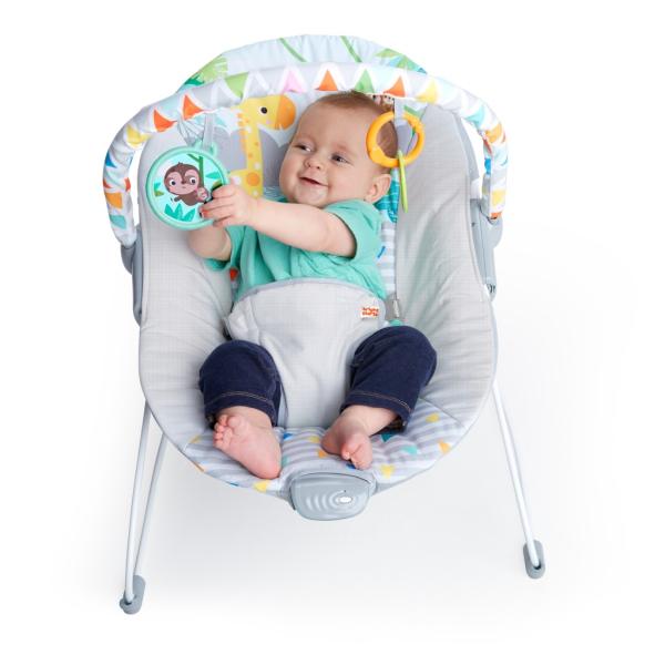 BRIGHT STARTS Lehátko vibrující Safari Fun™ 0m+ do 9 kg (obrázek 6)
