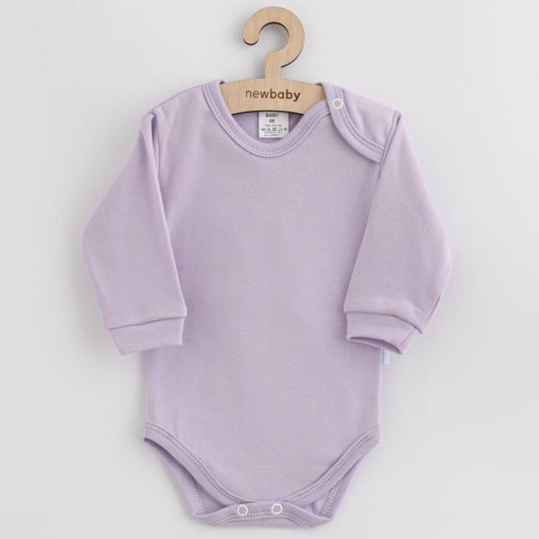 Dětské bavlněné body New Baby fialová 74 (6-9m)