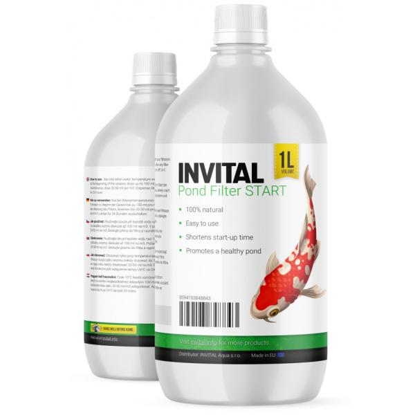 INVITAL Filtr na rybníky Start 1000ml - gelové startovací bakterie