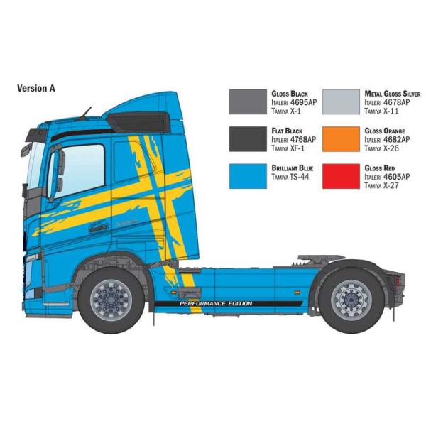 Model Kit truck 3967 - Volvo FH Low Roof (1:24) (obrázek 5)