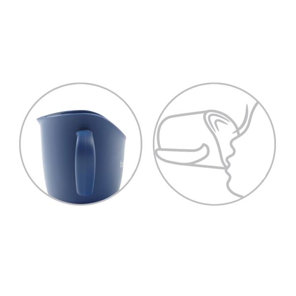 BABYONO Hrnek ergonomický s oušky 120 ml růžový 6m+ (obrázek 6)