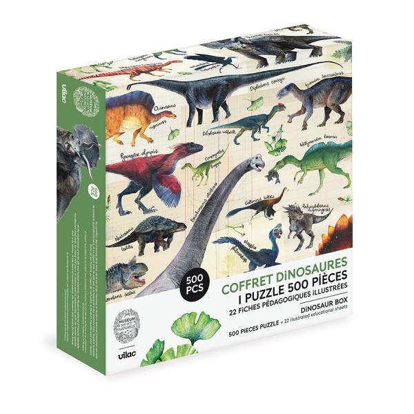 Vilac Velké puzzle Dinosauři 500 dílků