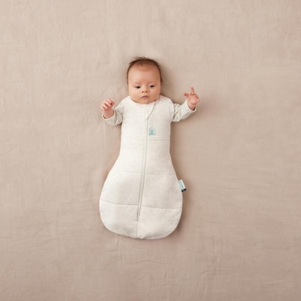 ERGOPOUCH Zavinovačka a vak na spaní 2v1 Cocoon Oatmeal Marle 0-3 m, 3-6 kg, 2,5 tog (obrázek 4)