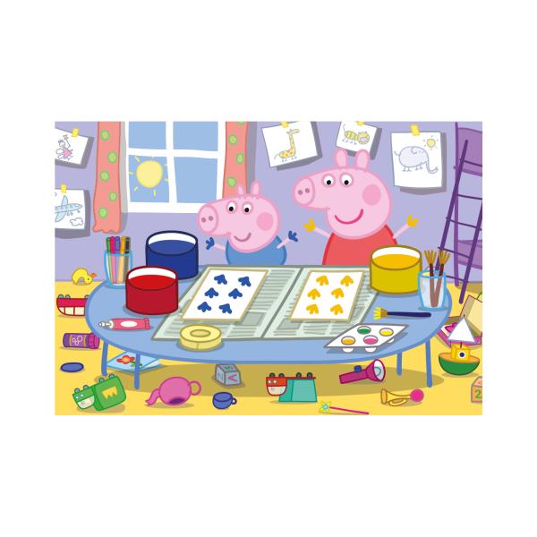 Puzzle Peppa Pig: Výtvarník 24 dílků