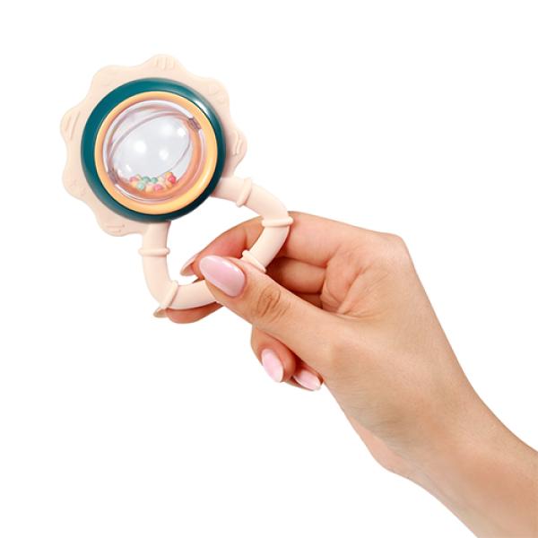 Babyono Chrastítko s kousátkem 3m+ Flower (obrázek 2)