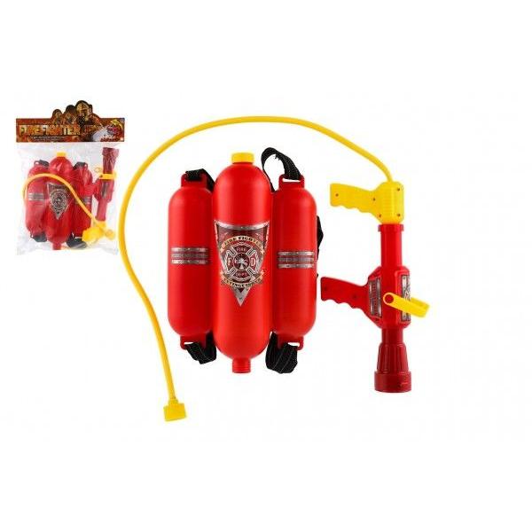 Vodní pistole hasičská se zásobníkem na záda