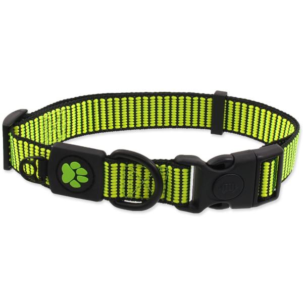 Obojek Active Dog Strong S limetka 1,5×27-37cm