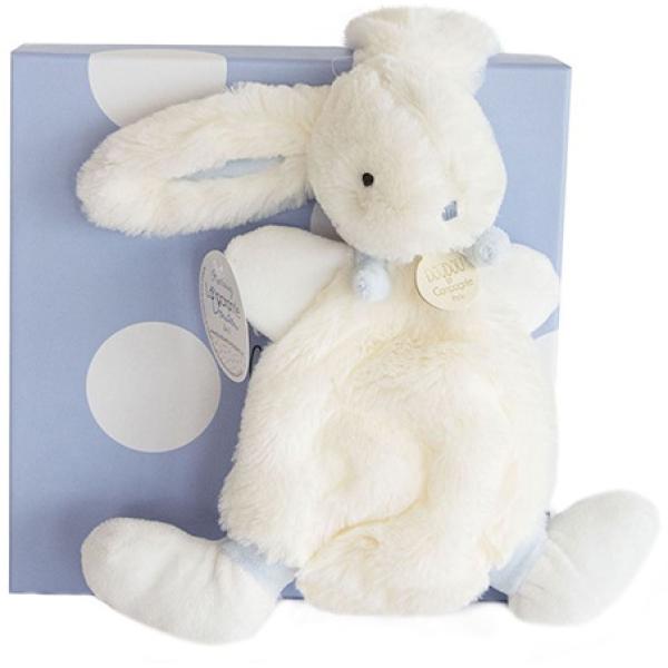 Doudou Coniglio Di Peluche Blu 26 Cm-image