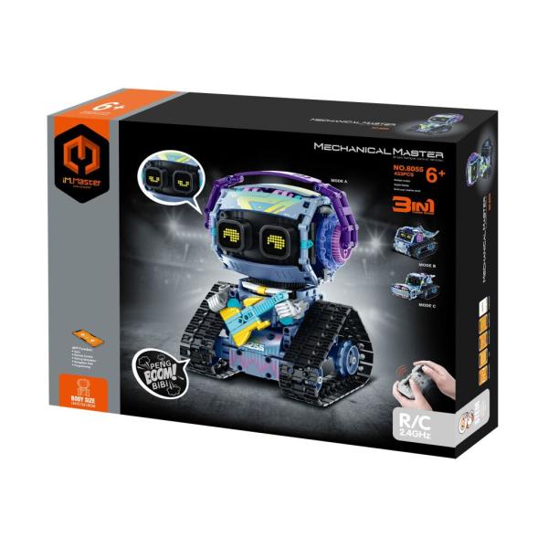 iM.Master Stavebnice robot s kytarou 3v1 RC na dálkové ovládání 14x15,7x21,6 cm