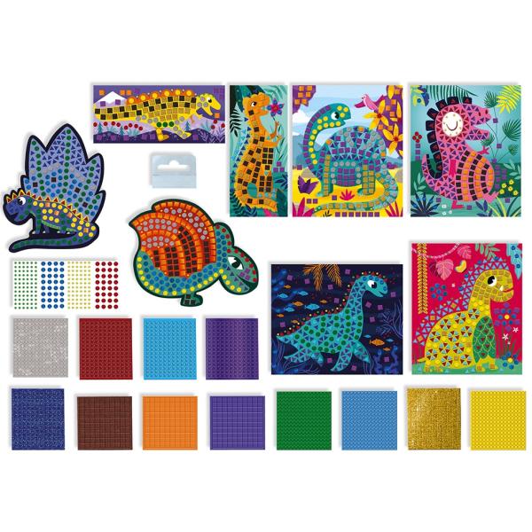 Janod Atelier mozaika Dinosauři Sada Maxi 4+ (obrázek 5)