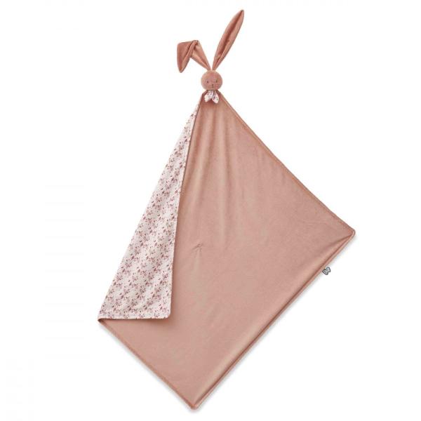 Kaloo Lapinoo Jemná deka s možností upevnění k autosedačce terracotta