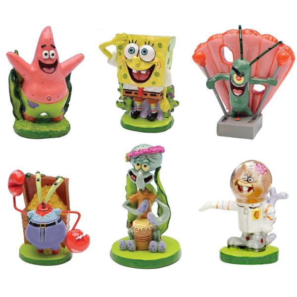 SpongeBob nyní 6 dekorací do akvária