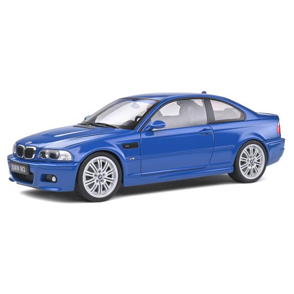 1:18 BMW E46 M3 Coupé Laguna Blue 2000 - SOLIDO - S1806502