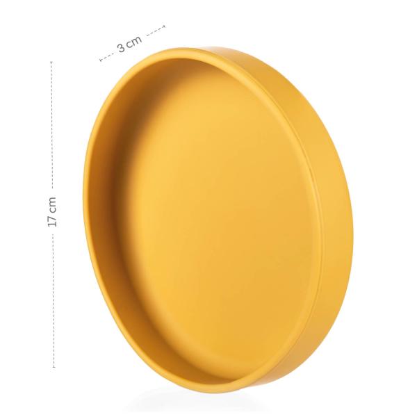 Silikonový talíř, Mustard Yellow (obrázek 8)