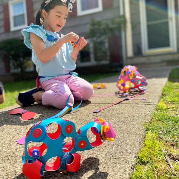 CLIXO Crew Blue & Green - magnetická stavebnice 30 kusů (obrázek 6)