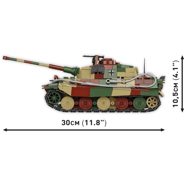 Cobi 3113 II WW Panzer VI Ausf. B Königstiger, 1:35, 802 k, 1 f (obrázek 8)