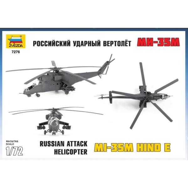 Model Kit vrtulník 7276 – Mil MI-35M HIND E (1:72)