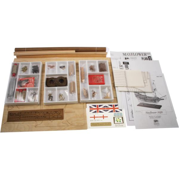 AMATI Mayflower anglická galeóna 1620 1:60 kit (obrázek 8)