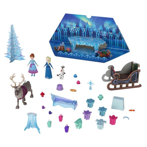 Mattel Frozen Adventní kalendář s malými panenkami 2024 (obrázek 3)