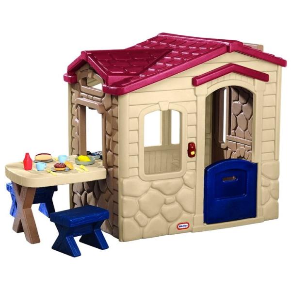 Zahradní domek Little Tikes 170621 s piknikovým stolkem