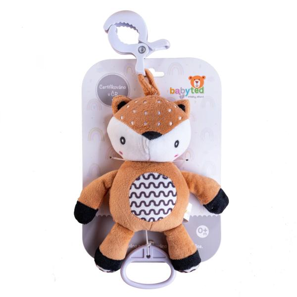 Srneček babyted natahovací plyš 30cm závěs na postýlku/kočárek (obrázek 5)