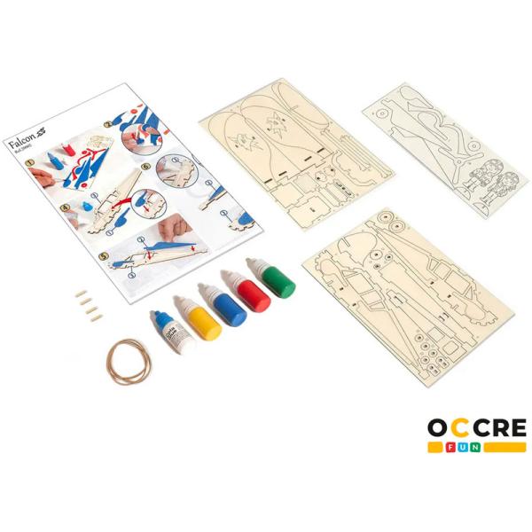 OCCRE Letadlo Falcon stavebnice pro děti (obrázek 3)