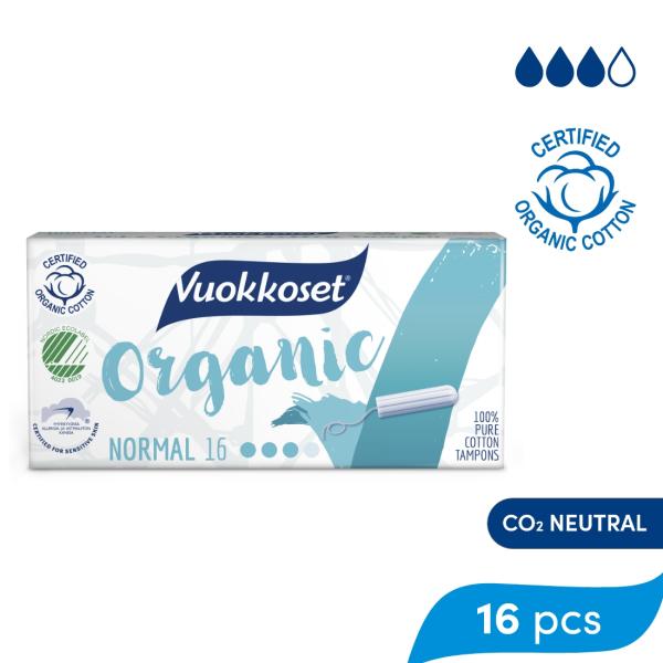VUOKKOSET BIO Tampon Normal (16 ks)