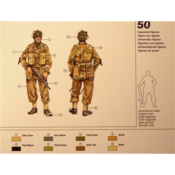 Model Kit figurky 6034 - WWII - BRITISH Paratroopers (1:72) (obrázek 6)