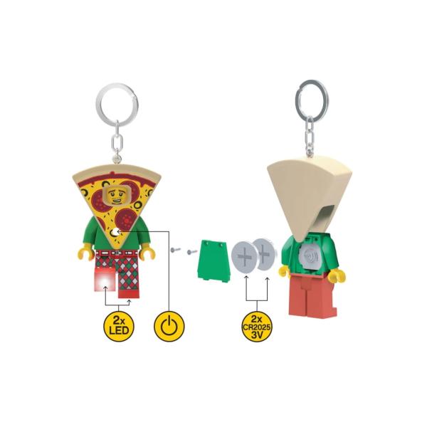 LEGO® Iconic Pizza svítící figurka (HT) (obrázek 4)